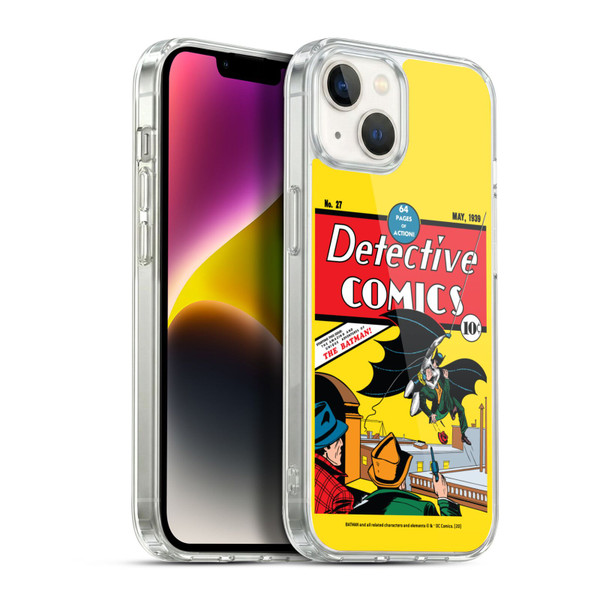 Batman DC Comics Iconic Comic Book Costumes Detective Comics #27 Soft Gel Case for Apple iPhone 14 Plus & MagSafe