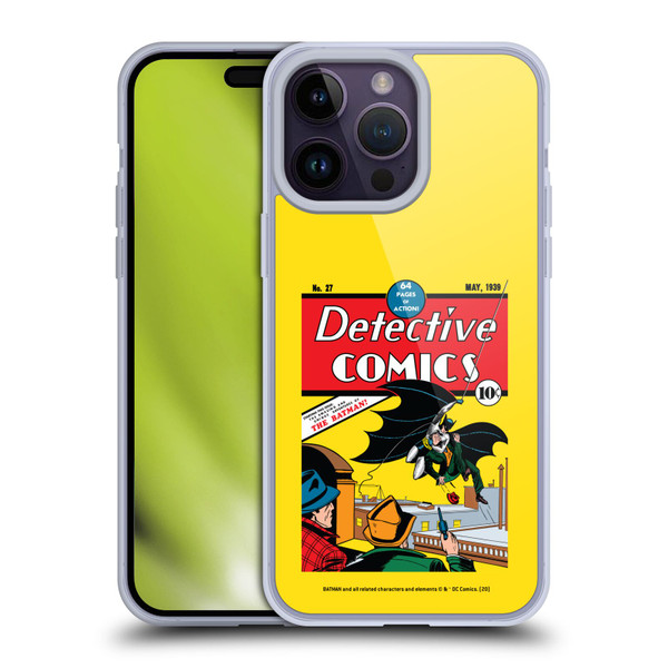 Batman DC Comics Iconic Comic Book Costumes Detective Comics #27 Soft Gel Case for Apple iPhone 14 Pro Max & MagSafe