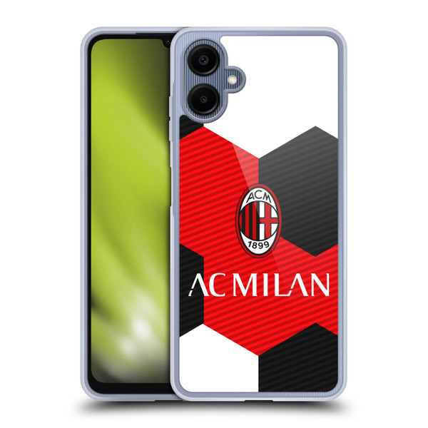 AC Milan Crest Ball Soft Gel Case for Samsung Galaxy A06 4G / 5G