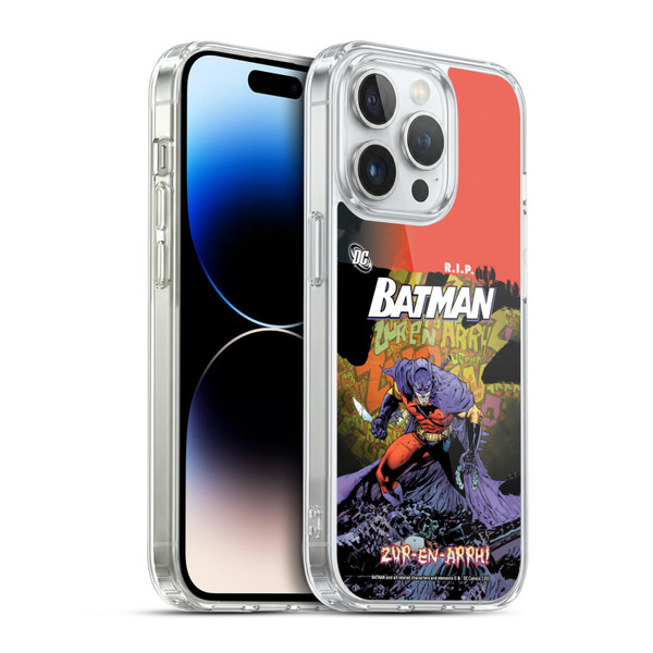 Batman DC Comics Iconic Comic Book Costumes Zur-En-Arrh Soft Gel Case for Apple iPhone 14 Pro & MagSafe