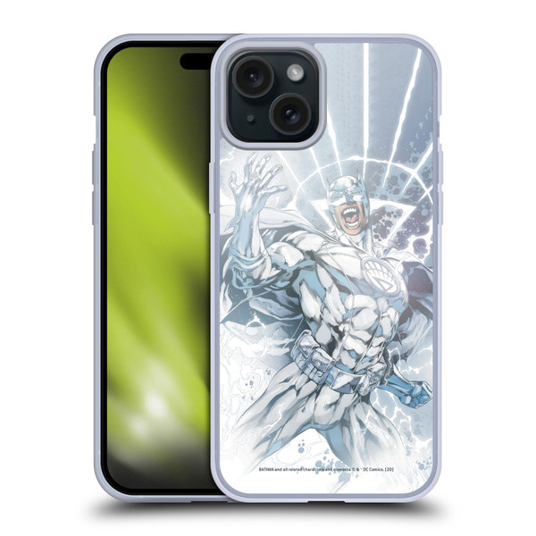 Batman DC Comics Iconic Comic Book Costumes White Lantern Brightest Day Soft Gel Case for Apple iPhone 15 Plus & MagSafe