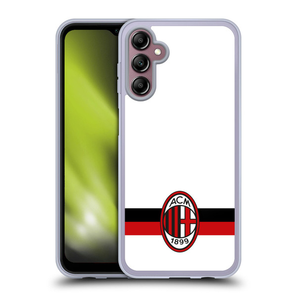 AC Milan Crest White Soft Gel Case for Samsung Galaxy A14 5G