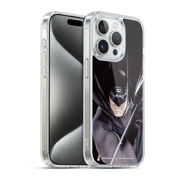 Batman DC Comics Iconic Comic Book Costumes Mythology Soft Gel Case for Apple iPhone 15 Pro & MagSafe
