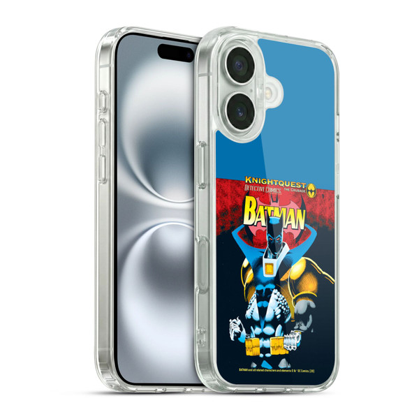 Batman DC Comics Iconic Comic Book Costumes Knightquest Soft Gel Case for Apple iPhone 16 & MagSafe