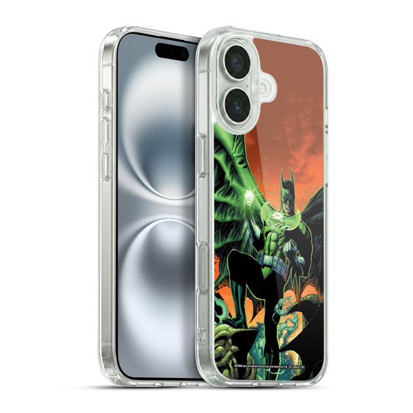 Batman DC Comics Iconic Comic Book Costumes Green Lantern Soft Gel Case for Apple iPhone 16 Plus & MagSafe