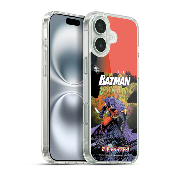 Batman DC Comics Iconic Comic Book Costumes Zur-En-Arrh Soft Gel Case for Apple iPhone 16 Plus & MagSafe