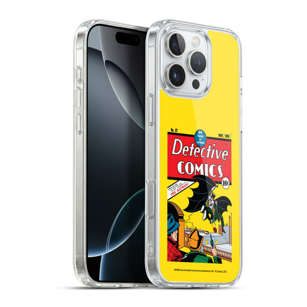 Batman DC Comics Iconic Comic Book Costumes Detective Comics #27 Soft Gel Case for Apple iPhone 16 Pro Max & MagSafe