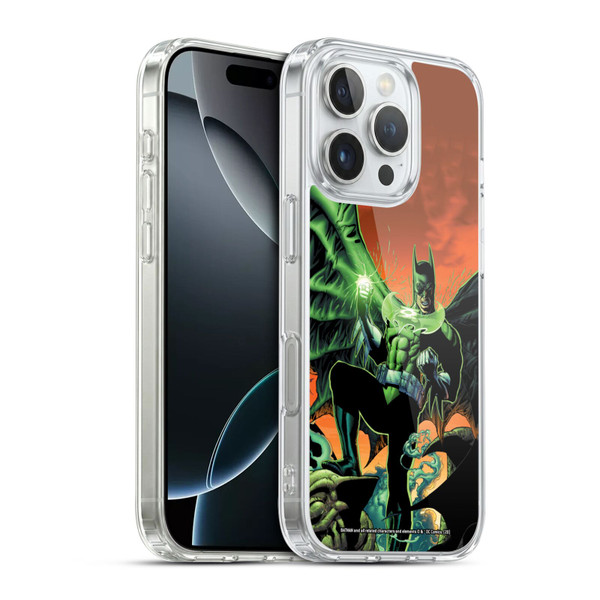 Batman DC Comics Iconic Comic Book Costumes Green Lantern Soft Gel Case for Apple iPhone 16 Pro & MagSafe