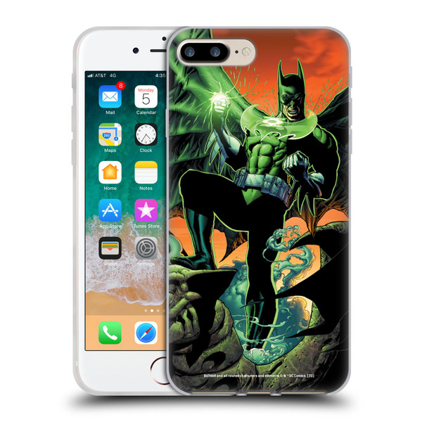 Batman DC Comics Iconic Comic Book Costumes Green Lantern Soft Gel Case for Apple iPhone 7 Plus / iPhone 8 Plus & MagSafe