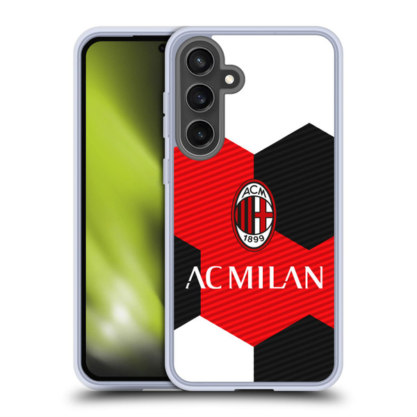 AC Milan Crest Ball Soft Gel Case for Samsung Galaxy S24 FE & MagSafe
