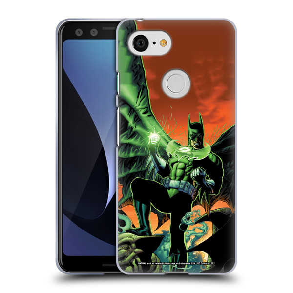 Batman DC Comics Iconic Comic Book Costumes Green Lantern Soft Gel Case for Google Pixel 3