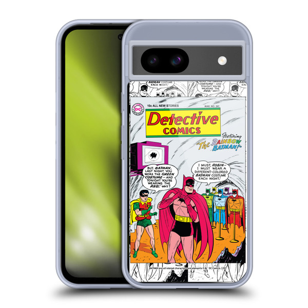 Batman DC Comics Iconic Comic Book Costumes Rainbow Soft Gel Case for Google Pixel 8a