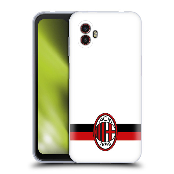 AC Milan Crest White Soft Gel Case for Samsung Galaxy Xcover6 Pro/Pro2