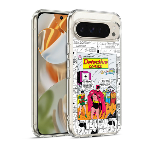 Batman DC Comics Iconic Comic Book Costumes Rainbow Soft Gel Case for Google Pixel 9 / Pixel 9 Pro