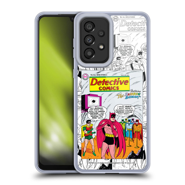 Batman DC Comics Iconic Comic Book Costumes Rainbow Soft Gel Case for Samsung Galaxy A33 5G (2022)