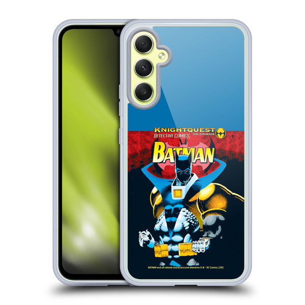 Batman DC Comics Iconic Comic Book Costumes Knightquest Soft Gel Case for Samsung Galaxy A34 5G