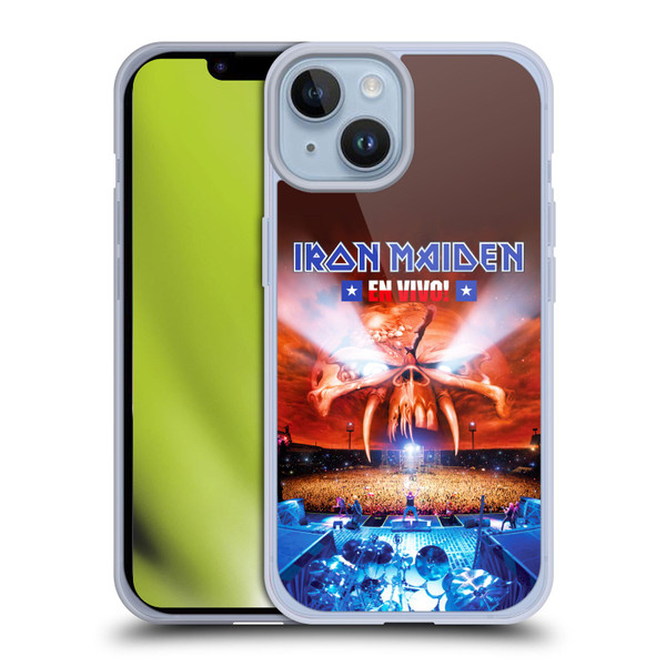 Iron Maiden Tours Concert Soft Gel Case for Apple iPhone 14