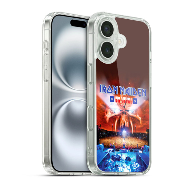 Iron Maiden Tours Concert Soft Gel Case for Apple iPhone 16 & MagSafe