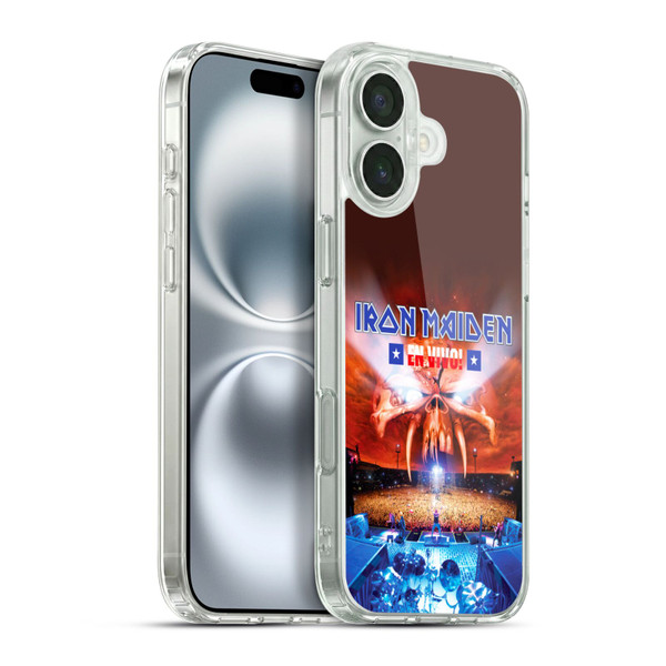 Iron Maiden Tours Concert Soft Gel Case for Apple iPhone 16 Plus & MagSafe