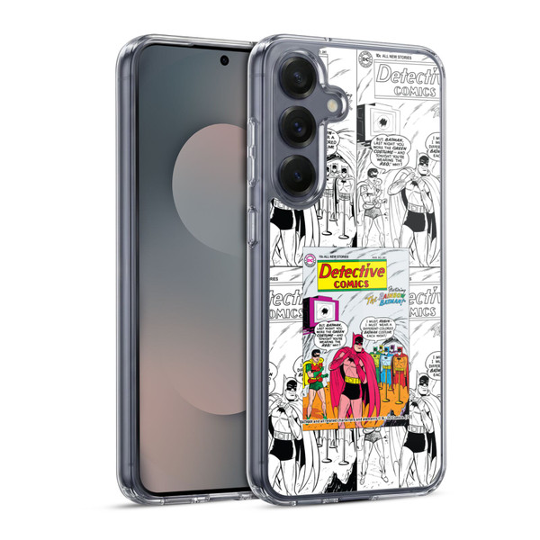 Batman DC Comics Iconic Comic Book Costumes Rainbow Soft Gel Case for Samsung Galaxy S25 & MagSafe
