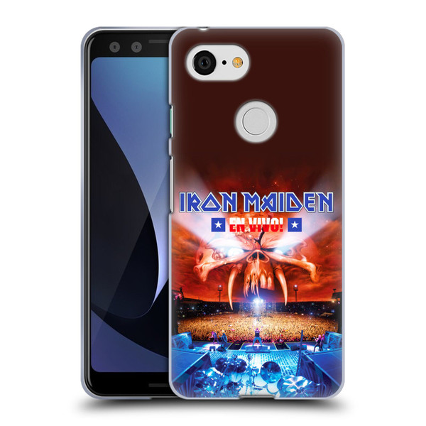 Iron Maiden Tours Concert Soft Gel Case for Google Pixel 3