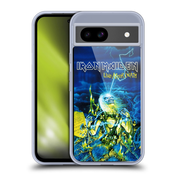 Iron Maiden Tours Live After Death Soft Gel Case for Google Pixel 8a