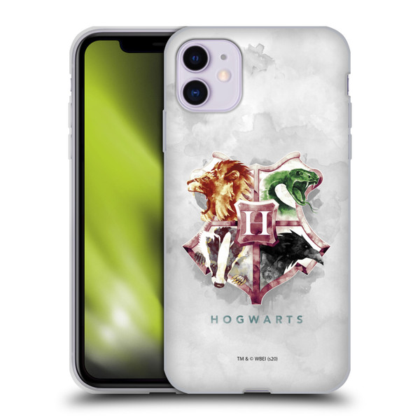 Harry Potter Deathly Hallows XVI Hogwarts Soft Gel Case for Apple iPhone 11