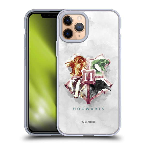 Harry Potter Deathly Hallows XVI Hogwarts Soft Gel Case for Apple iPhone 11 Pro