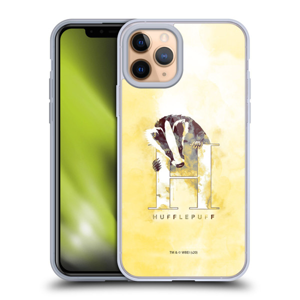 Harry Potter Deathly Hallows XVI Hufflepuff Soft Gel Case for Apple iPhone 11 Pro & MagSafe
