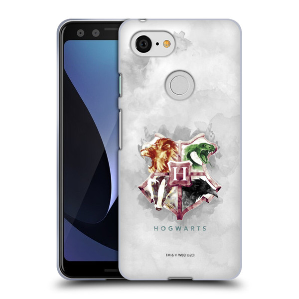 Harry Potter Deathly Hallows XVI Hogwarts Soft Gel Case for Google Pixel 3