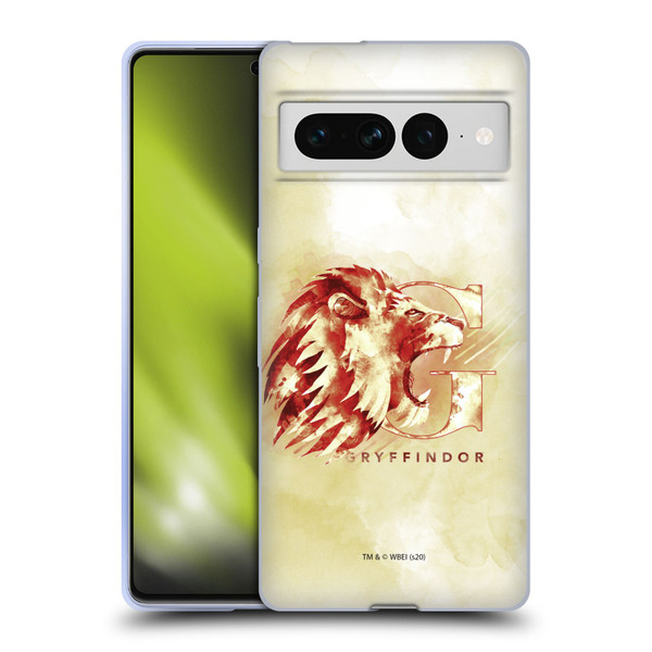 Harry Potter Deathly Hallows XVI Gryffindor Soft Gel Case for Google Pixel 7 Pro