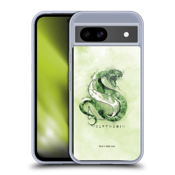 Harry Potter Deathly Hallows XVI Slytherin Soft Gel Case for Google Pixel 8a
