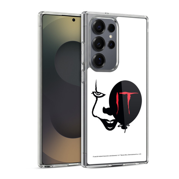 IT Movie Graphics Pennywise Soft Gel Case for Samsung Galaxy S25 Ultra & MagSafe