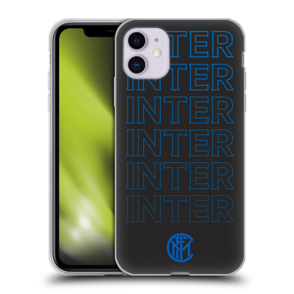 Fc Internazionale Milano Graphics Logo Type Soft Gel Case for Apple iPhone 11