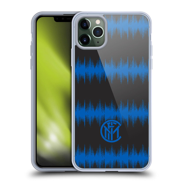 Fc Internazionale Milano Graphics Audio Wave Soft Gel Case for Apple iPhone 11 Pro Max & MagSafe