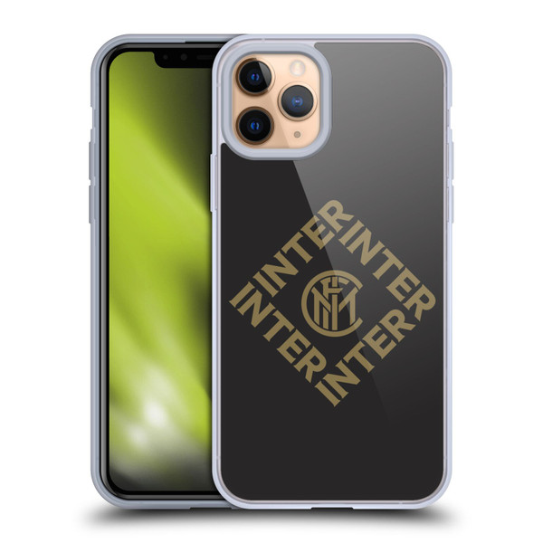 Fc Internazionale Milano Graphics Diamond Soft Gel Case for Apple iPhone 11 Pro & MagSafe