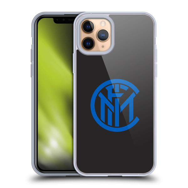 Fc Internazionale Milano Graphics Plain Soft Gel Case for Apple iPhone 11 Pro & MagSafe