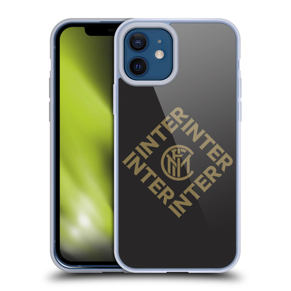 Fc Internazionale Milano Graphics Diamond Soft Gel Case for Apple iPhone 12 / iPhone 12 Pro & MagSafe