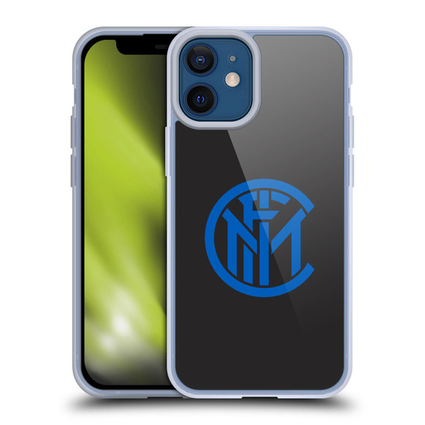 Fc Internazionale Milano Graphics Plain Soft Gel Case for Apple iPhone 12 Mini & MagSafe