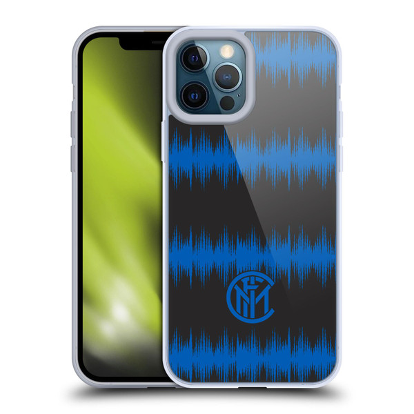 Fc Internazionale Milano Graphics Audio Wave Soft Gel Case for Apple iPhone 12 Pro Max & MagSafe