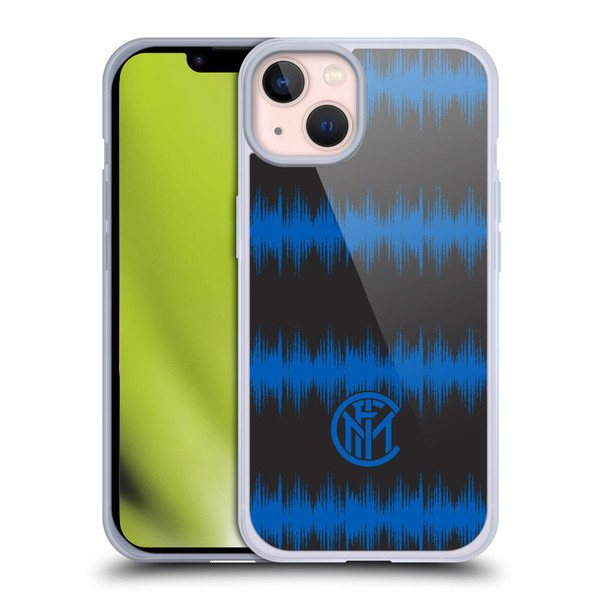 Fc Internazionale Milano Graphics Audio Wave Soft Gel Case for Apple iPhone 13