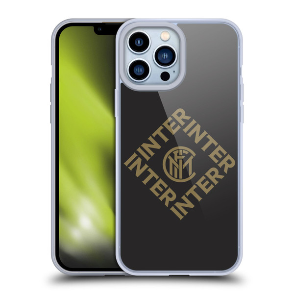 Fc Internazionale Milano Graphics Diamond Soft Gel Case for Apple iPhone 13 Pro Max & MagSafe