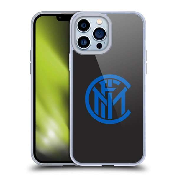 Fc Internazionale Milano Graphics Plain Soft Gel Case for Apple iPhone 13 Pro Max & MagSafe