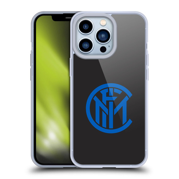 Fc Internazionale Milano Graphics Plain Soft Gel Case for Apple iPhone 13 Pro & MagSafe