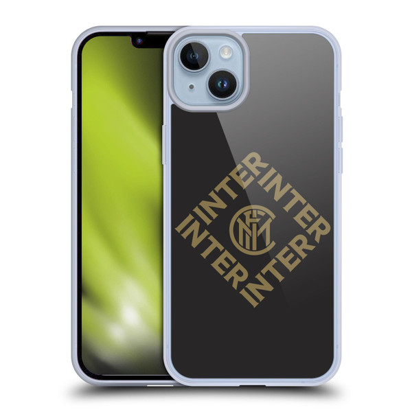 Fc Internazionale Milano Graphics Diamond Soft Gel Case for Apple iPhone 14 Plus & MagSafe