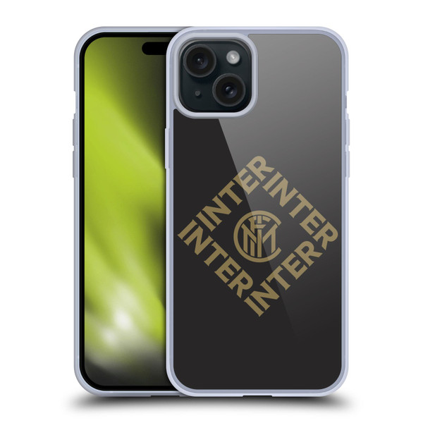 Fc Internazionale Milano Graphics Diamond Soft Gel Case for Apple iPhone 15 Plus & MagSafe