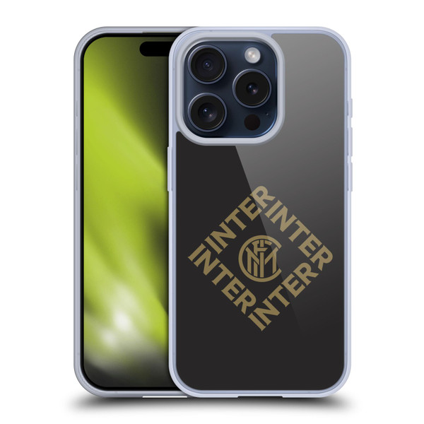 Fc Internazionale Milano Graphics Diamond Soft Gel Case for Apple iPhone 15 Pro & MagSafe