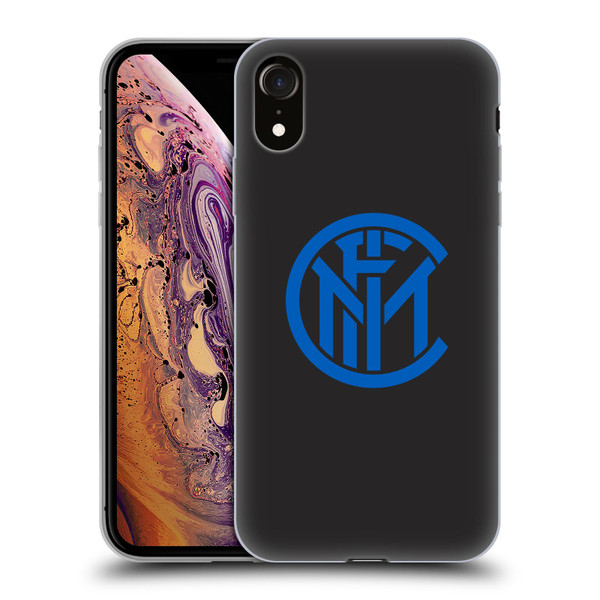 Fc Internazionale Milano Graphics Plain Soft Gel Case for Apple iPhone XR