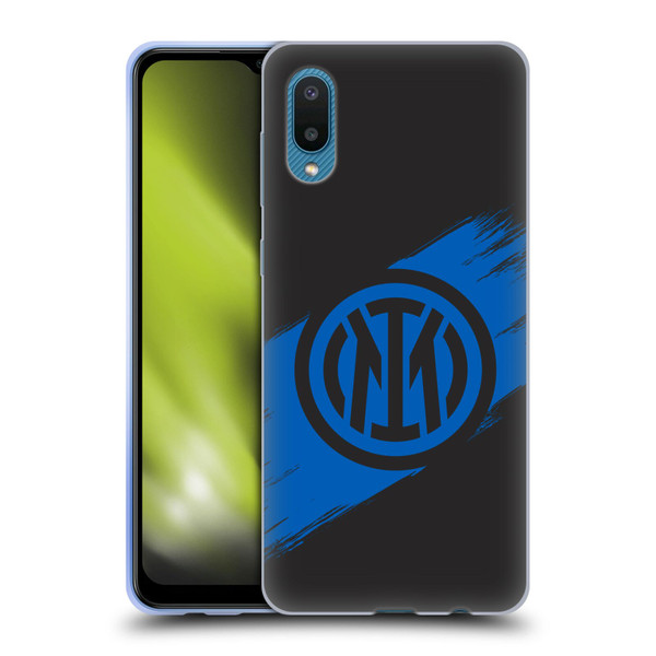 Fc Internazionale Milano Graphics Brush Strokes Soft Gel Case for Samsung Galaxy A02/M02 (2021)