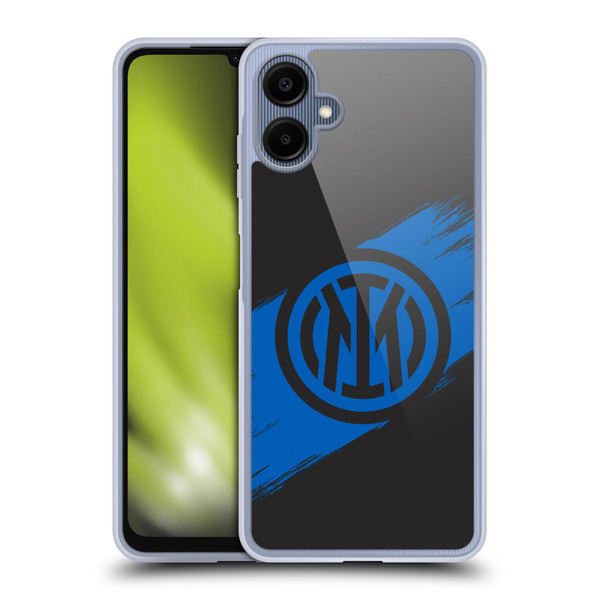 Fc Internazionale Milano Graphics Brush Strokes Soft Gel Case for Samsung Galaxy A06 4G